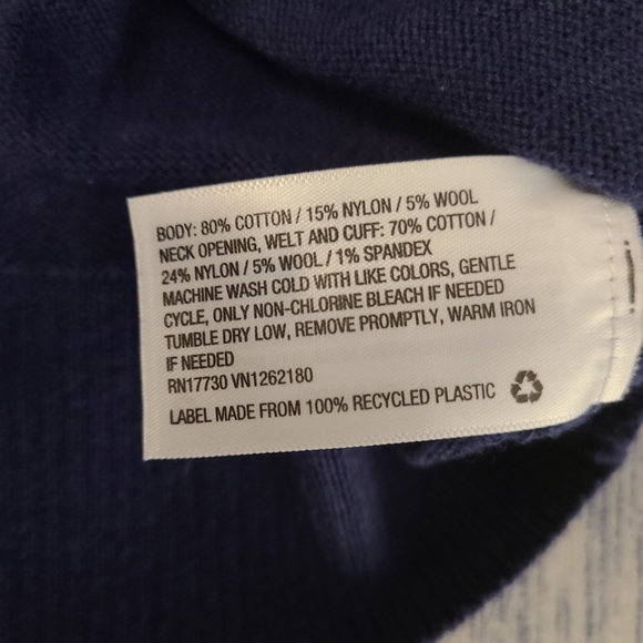 Goodfellow & Co large Crewneck Long Sleeve Sweater Mens Fair Isle Red Blue - Picture 6 of 6